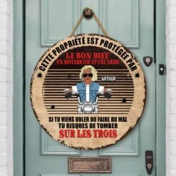 Plaque En Bois Personnalisée À Suspendre - Le Bon Dieu -Cadeau Plus 5074QFR2 plaque en bois personnalisee a suspendre le bon dieu 5074qkqmb