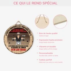 Plaque En Bois Personnalisée À Suspendre - Le Bon Dieu -Cadeau Plus 5074QFR4 plaque en bois personnalisee a suspendre le bon dieu 5074qkqmb