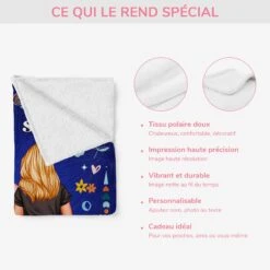 Plaid Personnalisé Sœur – À Ma Sœur Chérie -Cadeau Plus 5075BFR4 plaid personnalise a ma soeur 5075b8gta