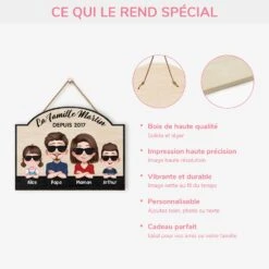 Plaque En Bois Personnalisée À Suspendre - Famille Depuis 9 Plaque En Bois Personnalisée À Suspendre - Famille Depuis -Cadeau Plus 5086QFR4 plaque en bois personnalisee a suspendre famille depuis 5086q8gmi