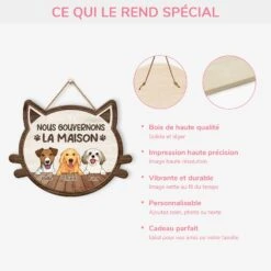 Plaque En Bois Personnalisée Avec Chien À Suspendre - Nous Gouvernons La Maison 9 Plaque En Bois Personnalisée Avec Chien À Suspendre - Nous Gouvernons La Maison -Cadeau Plus 5094QFR4 plaque en bois personnalisee avec chien a suspendre nous gouvernons la maison 5094q8itc
