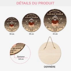 Plaque En Bois Personnalisée À Suspendre - Bienvenue Dans Le Garage -Cadeau Plus 5099QFR3 plaque en bois personnalisee a suspendre bienvenue dans le garage 5099qklmb