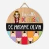 Plaque En Bois Personnalisée À Suspendre - La Classe De Maîtresse -Cadeau Plus 5104QFR1 plaque en bois personnalisee a suspendre la classe de maitresse 5104qtgtt