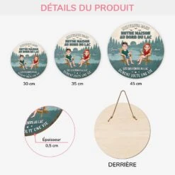 Plaque En Bois Personnalisée À Suspendre - Bienvenue Dans Notre Maison Au Bord Du Lac -Cadeau Plus 5105QFR3 plaque en bois personnalisee a suspendre bienvenue dans notre maison au bord du lac 5105qtgmi