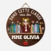 Plaque En Bois Personnalisée À Suspendre - Dans Cette Classe 1 Plaque En Bois Personnalisée À Suspendre - Dans Cette Classe -Cadeau Plus 5107QFR1 plaque en bois personnalisee a suspendre dans cette classe 5107qt6nt