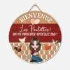 Plaque En Bois Personnalisée À Suspendre - Bienvenue Les Poulettes -Cadeau Plus 5108QFR1 plaque en bois personnalisee a suspendre bienvenue les poulettes 5108qtkaa