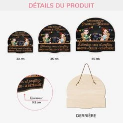 Plaque En Bois Personnalisée Couple À Suspendre - Détendez-Vous Et Profitez 8 Plaque En Bois Personnalisée Couple À Suspendre - Détendez-Vous Et Profitez -Cadeau Plus 5109QFR3 plaque en bois personnalisee couple a suspendre detendez vous et profitez 5109q6mai
