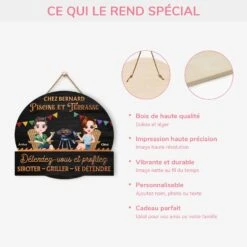 Plaque En Bois Personnalisée Couple À Suspendre - Détendez-Vous Et Profitez 9 Plaque En Bois Personnalisée Couple À Suspendre - Détendez-Vous Et Profitez -Cadeau Plus 5109QFR4 plaque en bois personnalisee couple a suspendre detendez vous et profitez 5109q6mai