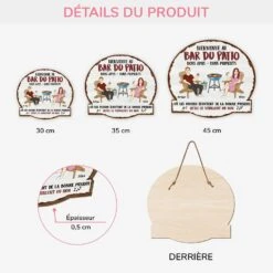 Plaque En Bois Personnalisée Couple À Suspendre - Bons Amis, Bons Moments -Cadeau Plus 5111QFR3 plaque en bois personnalisee couple a suspendre bons amis bons moments 5111q6kai