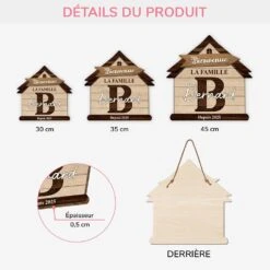 Plaque En Bois Personnalisée À Suspendre - Bienvenue Dans Notre Famille -Cadeau Plus 5112QFR3 plaque en bois personnalisee a suspendre bienvenue dans notre famille 5112q6lai