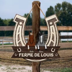 Plaque En Bois Personnalisée À Suspendre - Notre Ferme Depuis -Cadeau Plus 5113QFR2 plaque en bois personnalisee a suspendre notre ferme depuis 5113q6kti
