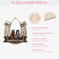 Plaque En Bois Personnalisée À Suspendre - Notre Ferme Depuis -Cadeau Plus 5113QFR4 plaque en bois personnalisee a suspendre notre ferme depuis 5113q6kti