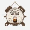 Plaque En Bois Personnalisée À Suspendre - Bienvenue Dans La Cuisine De Mamie