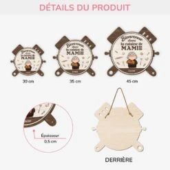 Plaque En Bois Personnalisée À Suspendre - Bienvenue Dans La Cuisine De Mamie -Cadeau Plus 5131QFR3 plaque en bois personnalisee a suspendre bienvenue dans la cuisine de mamie 5131qt6na