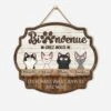 Plaque En Bois Personnalisée Avec Chat Rigolo À Suspendre - Bienvenue Chez Nous -Cadeau Plus 5135QFR1 plaque en bois personnalisee avec chat rigolo a suspendre bienvenue chez nous 5135qkynd