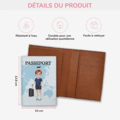 Porte Passeport Personnalisé Homme - Version Cartoon -Cadeau Plus 5186OFR3 porte passeport personnalise femme version cartoon 5186o 48635b81 d988 4fde bd8a 0194c790116d