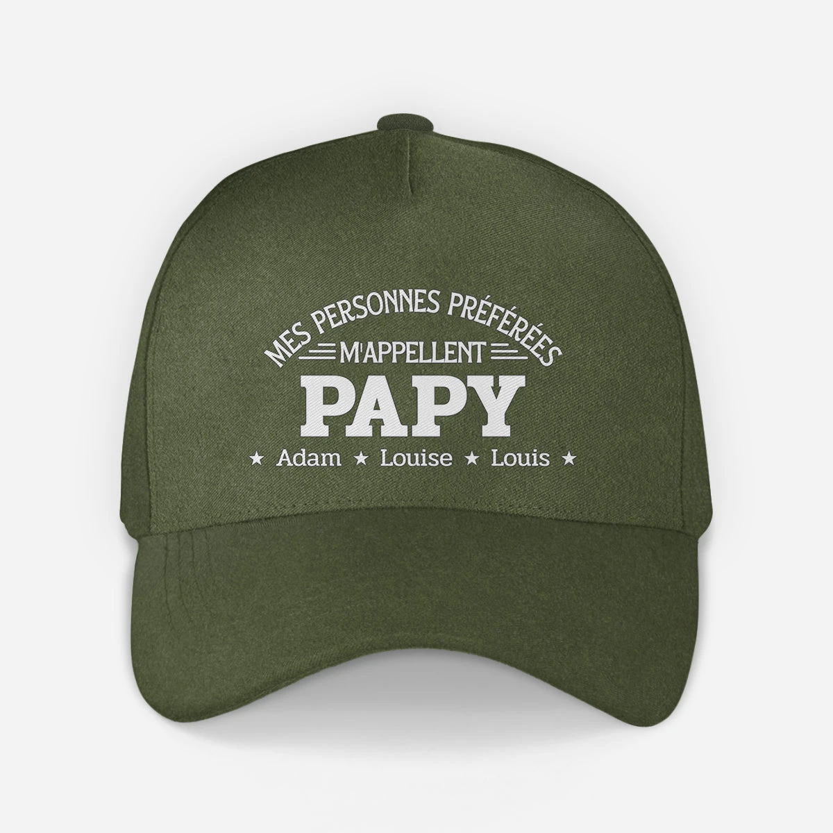 Casquette Personnalisée Papa - Mes Personnes Préférées - Version Vintage 4 Casquette Personnalisée Papa - Mes Personnes Préférées - Version Vintage – Image 2