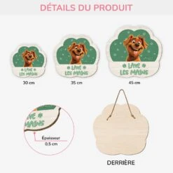 Plaque En Bois Personnalisée À Suspendre Avec Chien - Lave Tes Pattes -Cadeau Plus 5214QFR3 plaque en bois personnalisee a suspendre avec chien lave tes pattes 5214qk6nc
