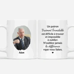 Mug Personnalisé Photo - Un Patron Vraiment Formidable