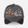 Casquette Personnalisée - Le Papa Chat - Design Cartoon