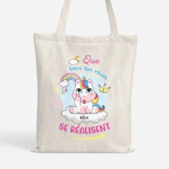 Tote Bag Que Tous Tes Rêves Se Réalisent Personnalisé
