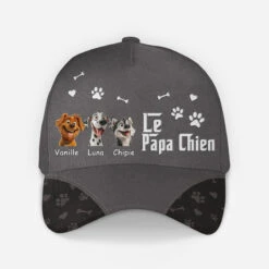 Casquette Personnalisée - Le Papa Chien - Design Cartoon