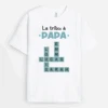 T-shirt Famille Personnalisé – La Tribu à Papa Version Mots Croisés -Cadeau Plus FR1 fba4a75f 91da 4780 807d 26c207014b24