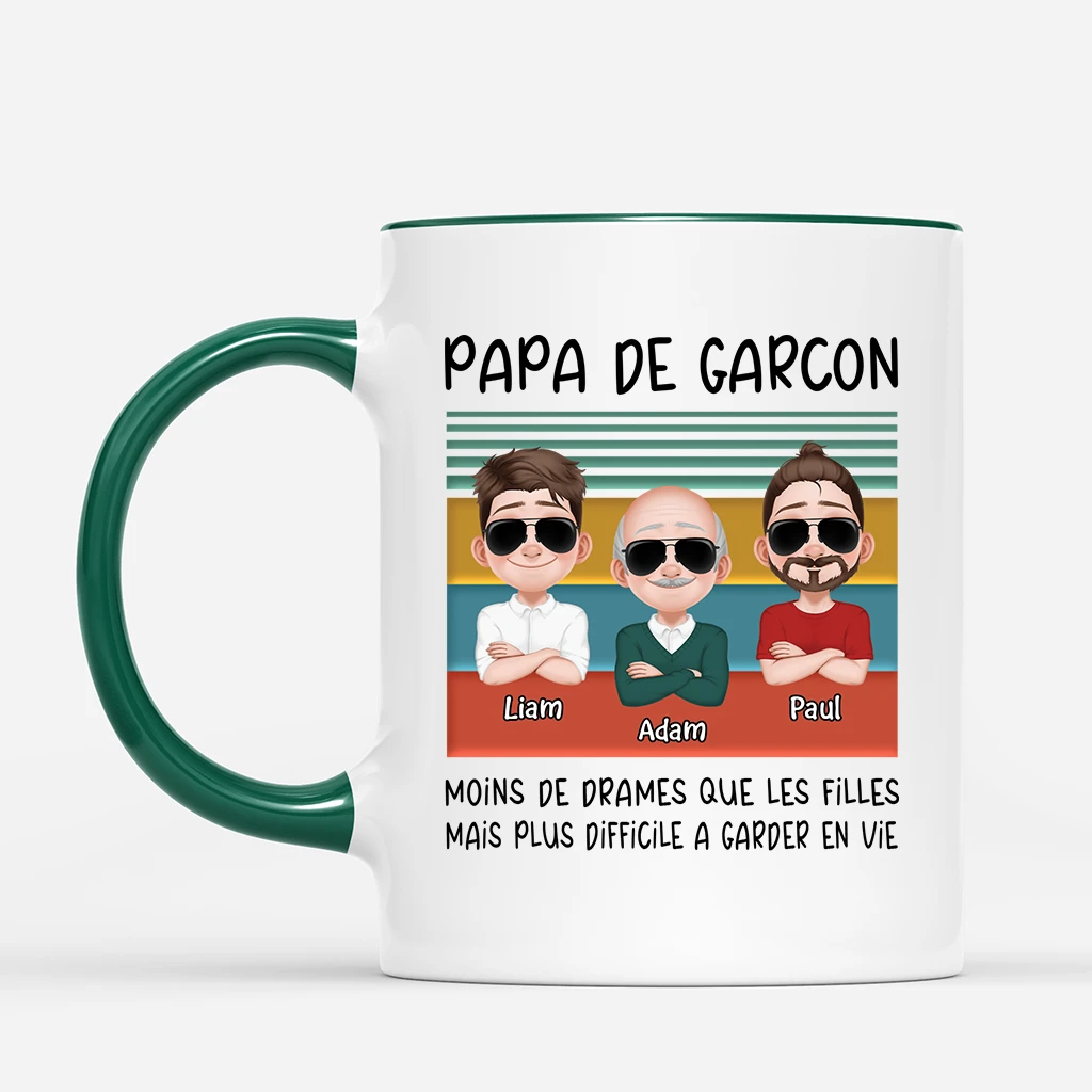 Mug Personnalisé - Papa/Papy De Garçon 4 Mug Personnalisé - Papa/Papy De Garçon – Image 2