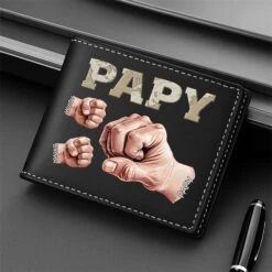 Portefeuille Cuir Personnalisé Papa - Design Carte Avec Poings -Cadeau Plus FR2 5337cec2 7d9d 4d92 b45b 5664cdbb8768