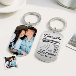 Porte Clé Aluminium Personnalisé Pour Couple - Conduis Prudemment 7 Porte Clé Aluminium Personnalisé Pour Couple - Conduis Prudemment -Cadeau Plus FR2 b7cf0df5 36ce 4a21 8863 6f792e2afb4d