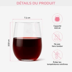 Verre À Vin Sans Pied Personnalisé - Ce Papa Appartient À - Empreintes Colorées -Cadeau Plus FR3 4084ffed 1a65 430c 9413 8c2426169ada 4