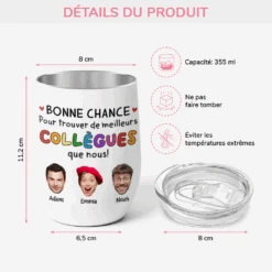 Mug Isotherme 355ml Personnalisé Avec Visages - Meilleurs Collègues Que Nous -Cadeau Plus FR3 48d160e0 1c9a 4742 b89c f46090c1f4d7