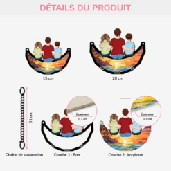 Attrape-soleil Vitrail Personnalisé - Maman Et Ses Enfants Tournant Les Dos 7 Attrape-soleil Vitrail Personnalisé - Maman Et Ses Enfants Tournant Les Dos -Cadeau Plus FR3 6a4e1c1c f834 4378 b68f b9467c46ec6f