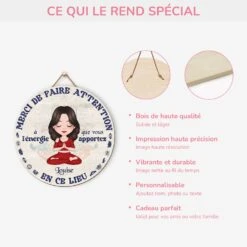 Plaque En Bois Personnalisée - Merci De Faire Attention - Cadeau Fan De Yoga 9 Plaque En Bois Personnalisée - Merci De Faire Attention - Cadeau Fan De Yoga -Cadeau Plus FR4 49bd7318 3b48 410c 8e7f 384c7affc02f