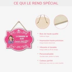 Plaque En Bois Personnalisée À Suspendre - La Chambre Interdite -Cadeau Plus FR4 849f082f 66ec 4eed 9864 cc80ae1c8b88