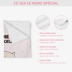 Plaid Personnalisé Femme - Couverture Officielle Avec Chien -Cadeau Plus FR4 ee090e11 c47b 455b 8f4f d847b98b2197