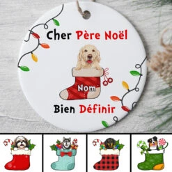 Ornement Cher Père Noël, Bien Définir Personnalisé