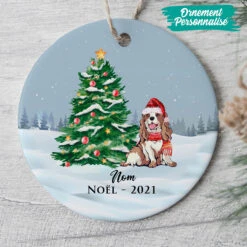 Ornement De Noël Chien Personnalisé -Cadeau Plus FR 0029ORN Mockup2 12c631fe b749 45c8 80ec 9d785a474648