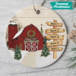 Ornement Famille Maison Personnalisé -Cadeau Plus FR 0074ORN1 cf4a3024 3f2c 4c3e a4c5 82bdbc5e02ac