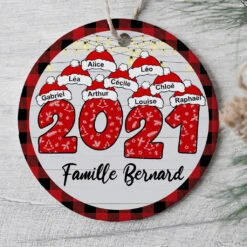 Ornement Famille Chapeau Personnalisé