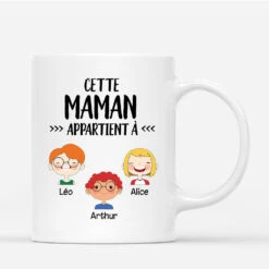 Mug Cette Maman Appartient À Personnalisé