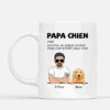 Mug Papa Chien Cool Personnalisé 2 Mug Papa Chien Cool Personnalisé -Cadeau Plus FR 0218A1