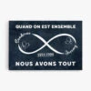 Toile Nous Avons Tout Personnalisée -Cadeau Plus FR 0468C1 c762078a 6de1 4064 acfa 1c91c36973c8