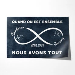 Poster Quand On Est Ensemble Personnalisé
