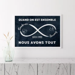Poster Quand On Est Ensemble Personnalisé -Cadeau Plus FR 0468S3 95efeab7 c822 4070 bdf9 9f6a3ad342c6