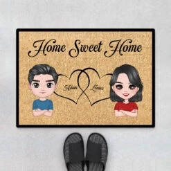 Tapis Personnalisé Famille Home Sweet Home