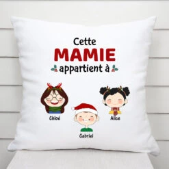 Cette Maman Appartient À - Coussin Personnalisé Pour Mamie