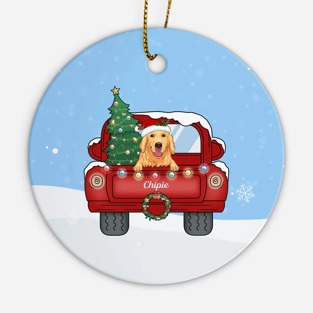Ornement Noël De Chien Personnalisé 4 Ornement Noël De Chien Personnalisé – Image 2