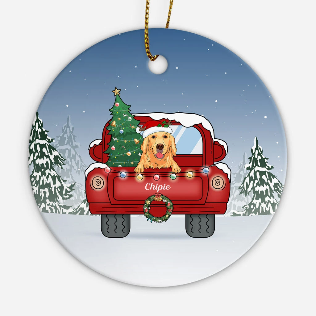 Ornement Noël De Chien Personnalisé 5 Ornement Noël De Chien Personnalisé – Image 3