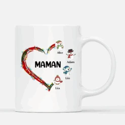 Mug Le Cœur De Maman Mamie Bonhommes Personnalisé -Cadeau Plus FR 0526M1 a07e37ea b790 4b30 9f99 a6312c866de1